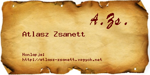Atlasz Zsanett névjegykártya